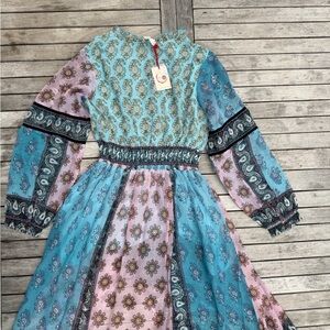 RAGA Multicolor Long Sleeve Dress Size S